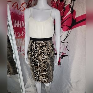 Tracy Reese animal print skirts